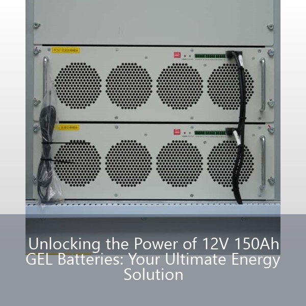 Unlocking the Power of 12V 150Ah GEL Batteries: Your Ultimate Energy Solution